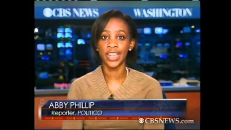 abby on CBSNEWS reporting on the daily news